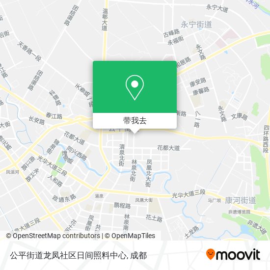 公平街道龙凤社区日间照料中心地图