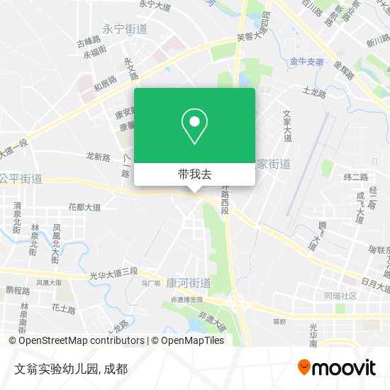 文翁实验幼儿园地图