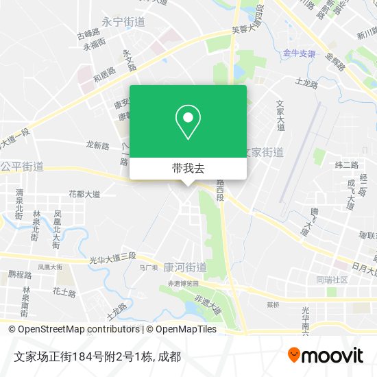 文家场正街184号附2号1栋地图