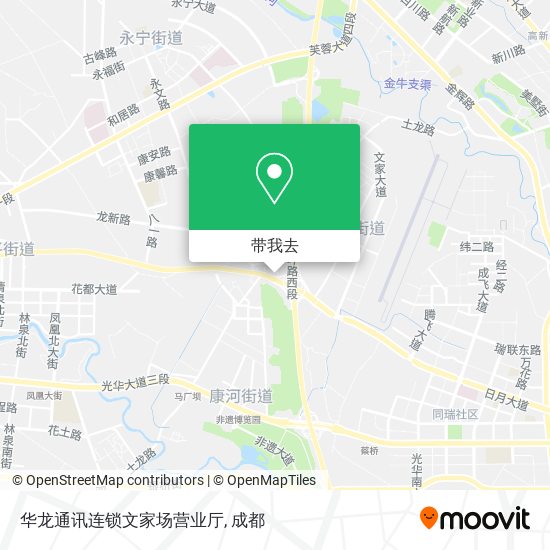 华龙通讯连锁文家场营业厅地图