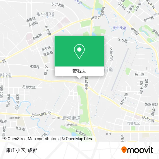 康庄小区地图