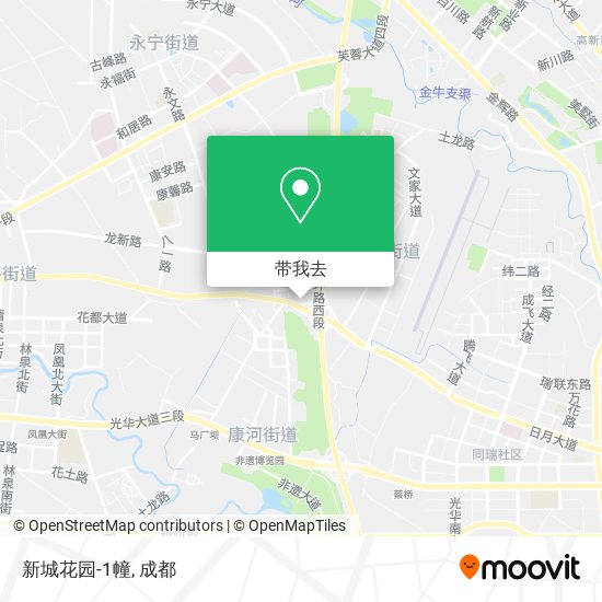 新城花园-1幢地图