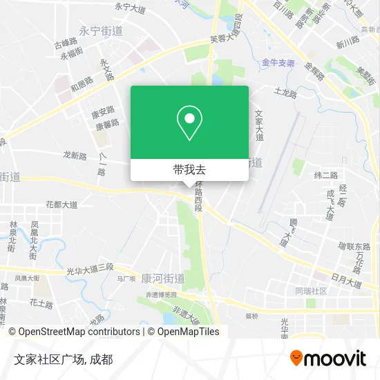 文家社区广场地图