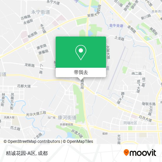 精诚花园-A区地图