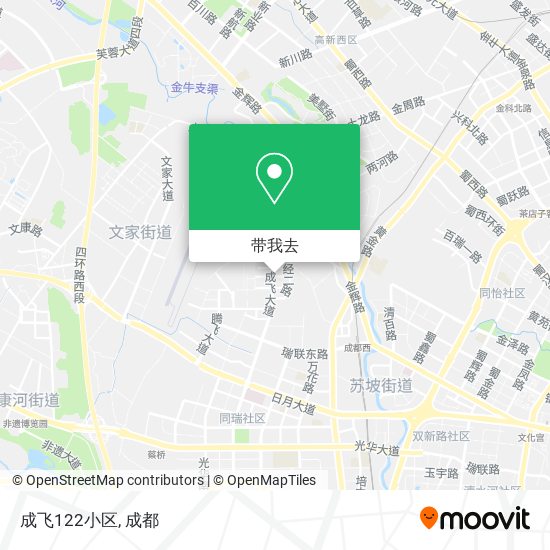 成飞122小区地图