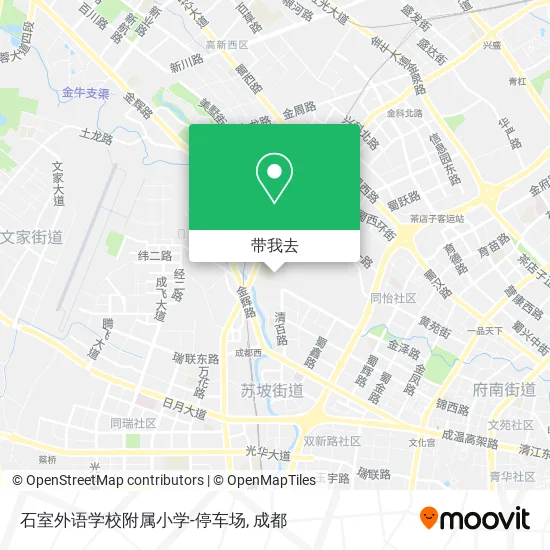 石室外语学校附属小学-停车场地图