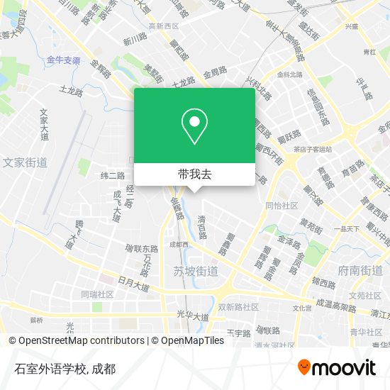 石室外语学校地图