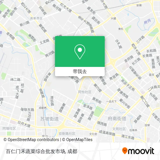 百仁门禾蔬菜综合批发市场地图