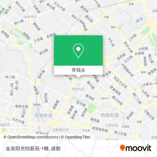 金泉阳光怡新苑-1幢地图