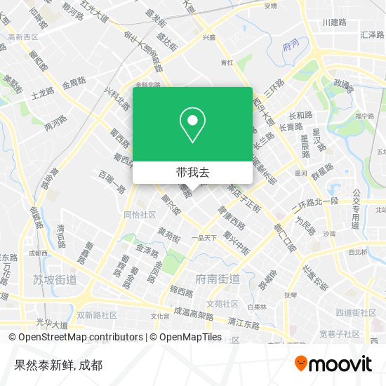果然泰新鲜地图