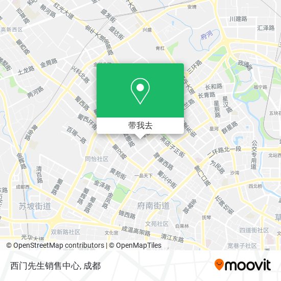 西门先生销售中心地图