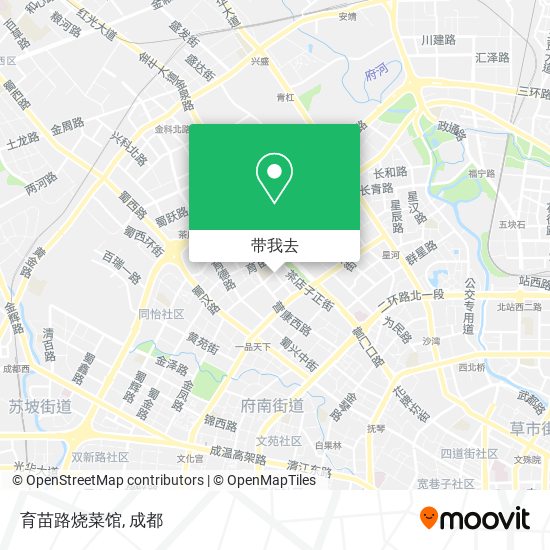 育苗路烧菜馆地图