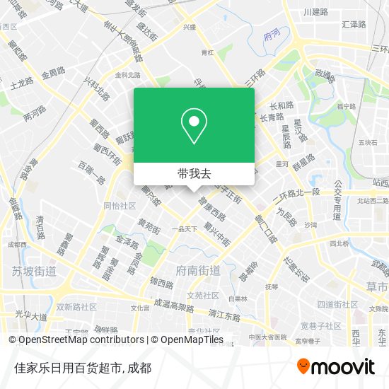 佳家乐日用百货超市地图