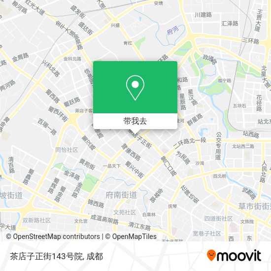 茶店子正街143号院地图
