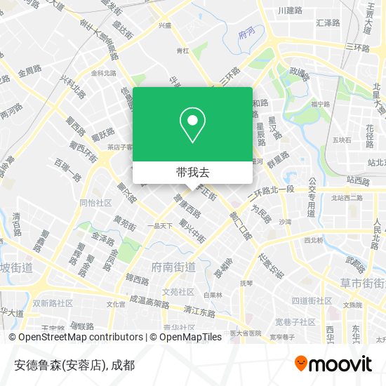 安德鲁森(安蓉店)地图