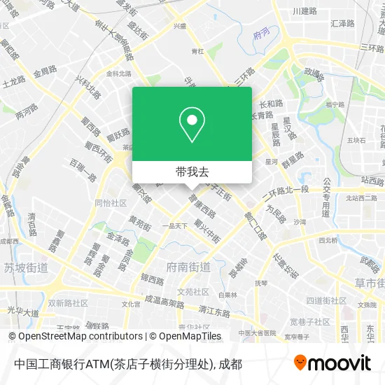 中国工商银行ATM(茶店子横街分理处)地图