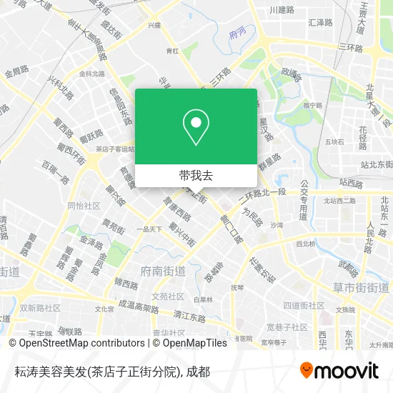 耘涛美容美发(茶店子正街分院)地图