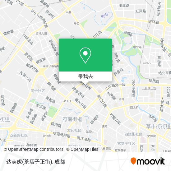 达芙妮(茶店子正街)地图
