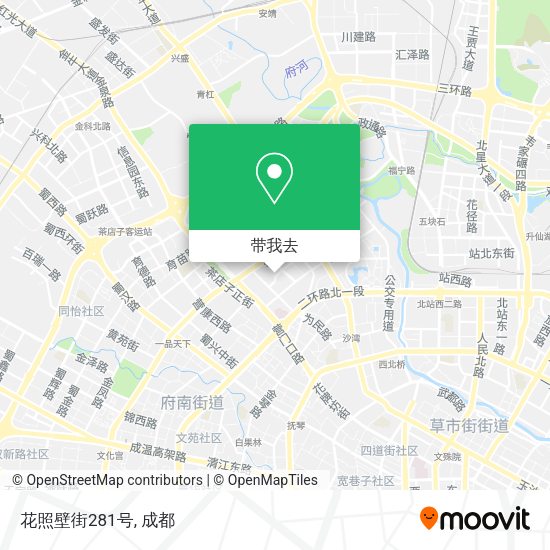 花照壁街281号地图