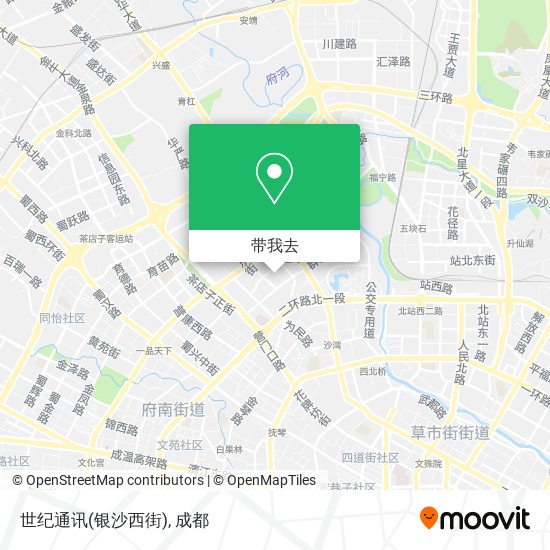 世纪通讯(银沙西街)地图