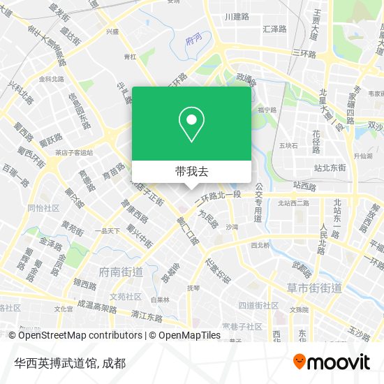 华西英搏武道馆地图