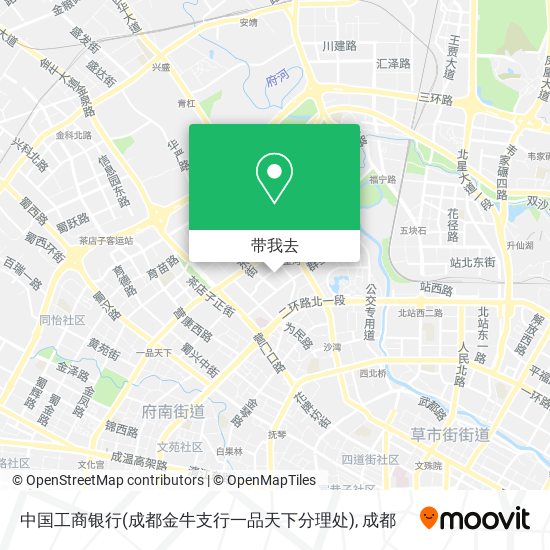 中国工商银行(成都金牛支行一品天下分理处)地图