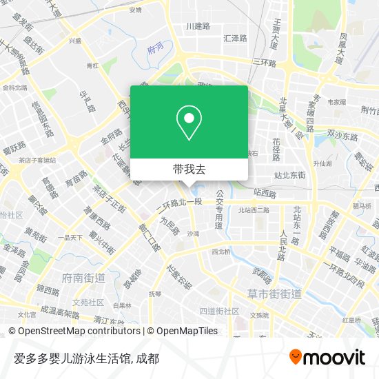爱多多婴儿游泳生活馆地图