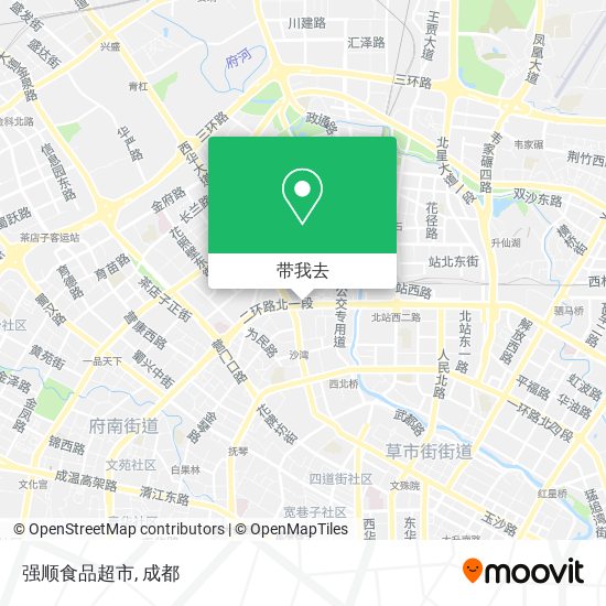 强顺食品超市地图