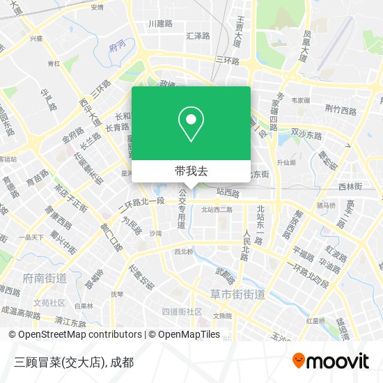 三顾冒菜(交大店)地图