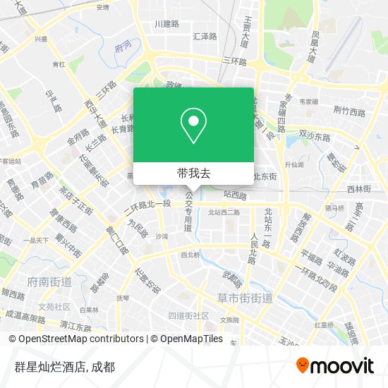 群星灿烂酒店地图