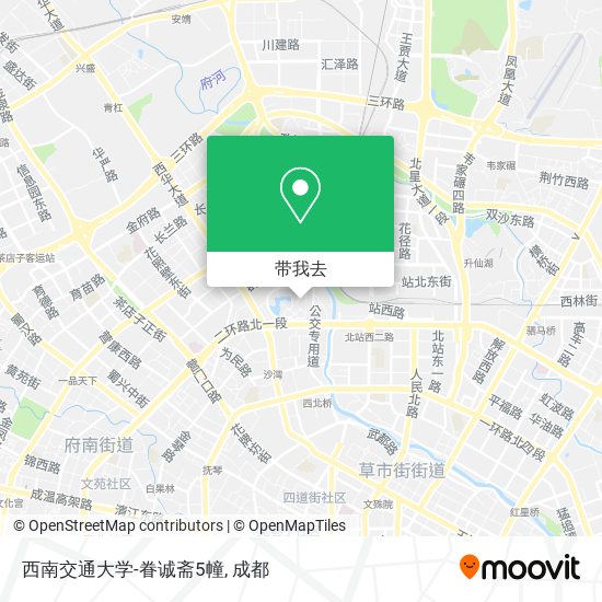 西南交通大学-眷诚斋5幢地图