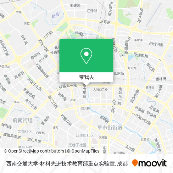 西南交通大学-材料先进技术教育部重点实验室地图