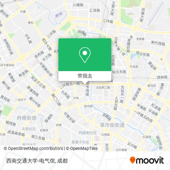 西南交通大学-电气馆地图