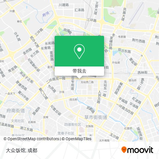 大众饭馆地图