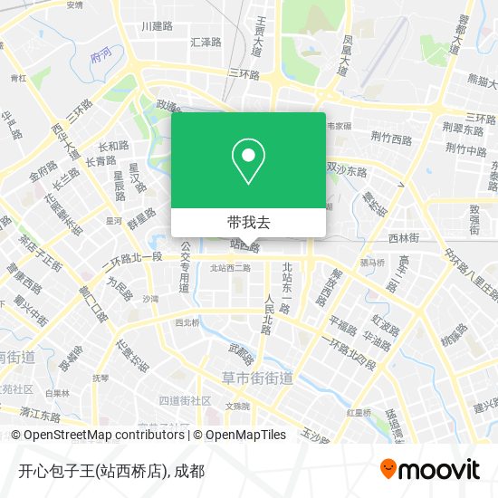 开心包子王(站西桥店)地图