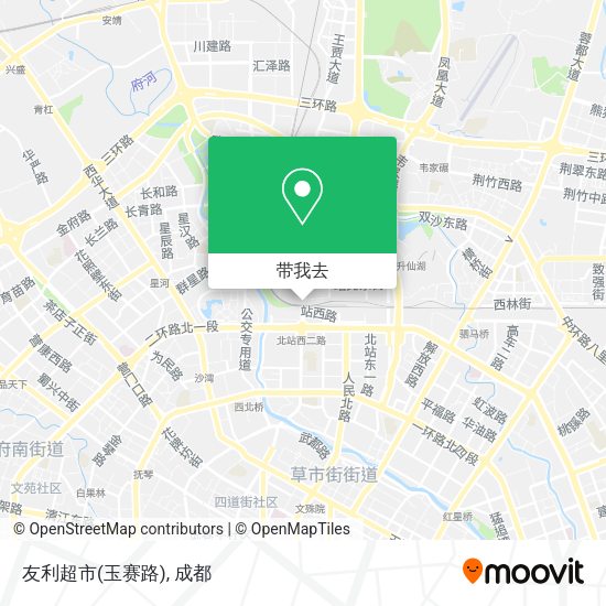 友利超市(玉赛路)地图