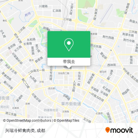 兴瑞冷鲜禽肉类地图