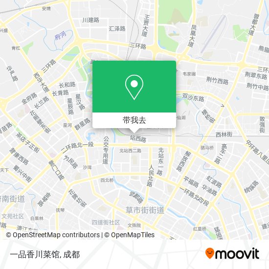 一品香川菜馆地图