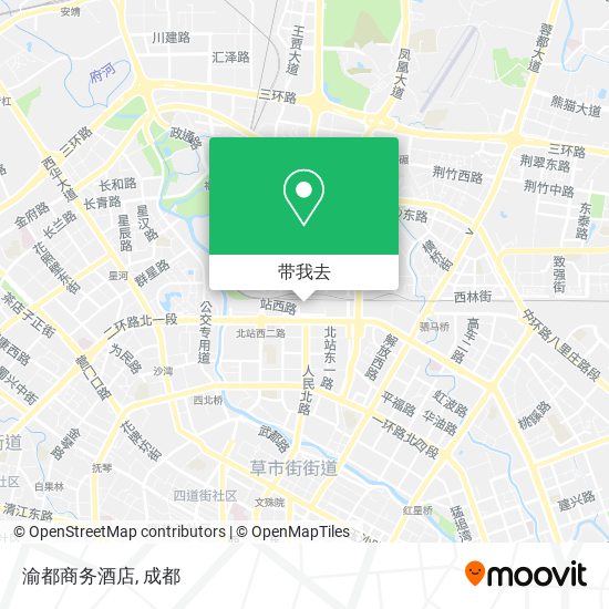 渝都商务酒店地图