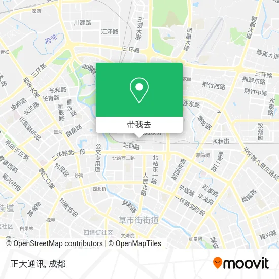 正大通讯地图
