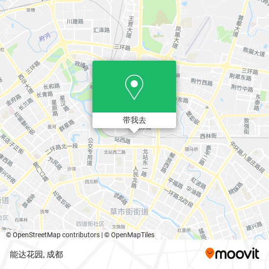 能达花园地图