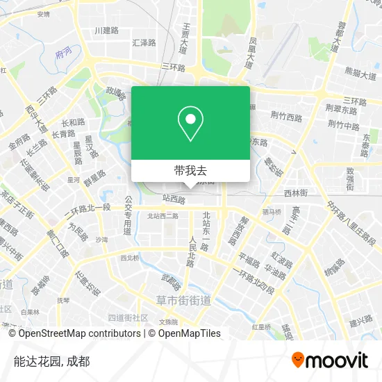 能达花园地图