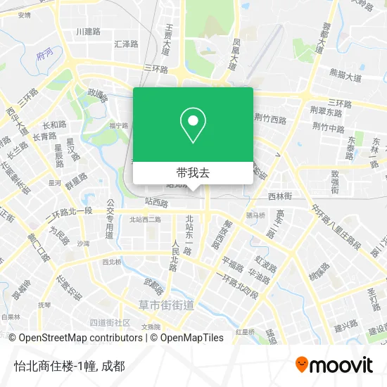 怡北商住楼-1幢地图
