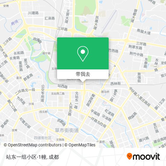 站东一组小区-1幢地图