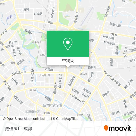鑫佳酒店地图