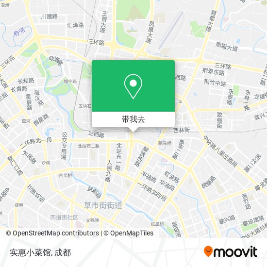 实惠小菜馆地图