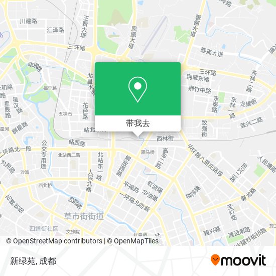 新绿苑地图