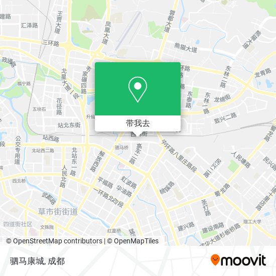 驷马康城地图