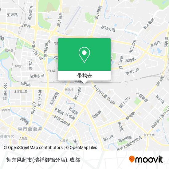 舞东风超市(瑞祥御锦分店)地图