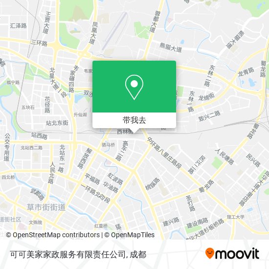 可可美家家政服务有限责任公司地图